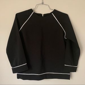 Black Circle Blouse